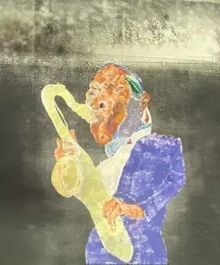 The Sax Player Monotype