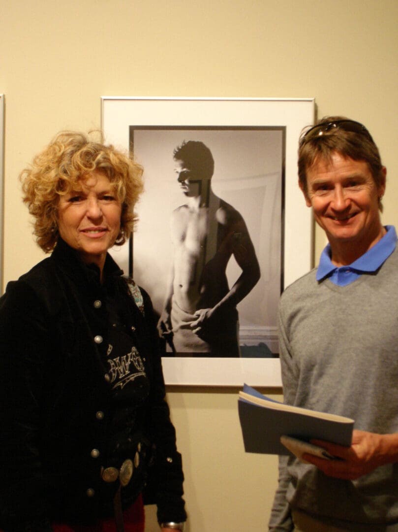 Carmen and Pat at Nick’s first photography exhibit