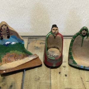 Clay Figurines Painted are available for sale