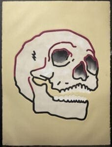 Grinning Skull Monotype
