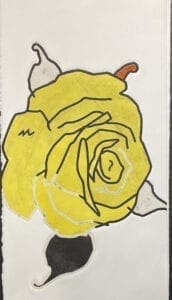 Yellow Rose Monotype