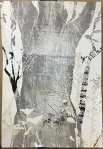 Lady of the wood monotype