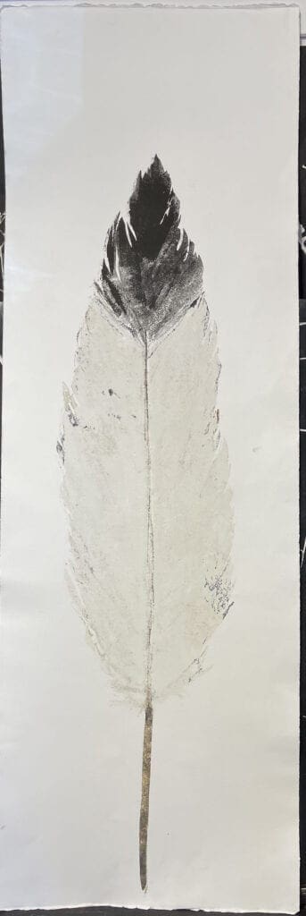 Bald Eagle Feather Monotype