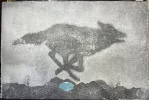 Coyote Spirit Monotype