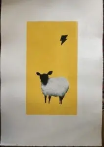 Electric Sheep Monotype