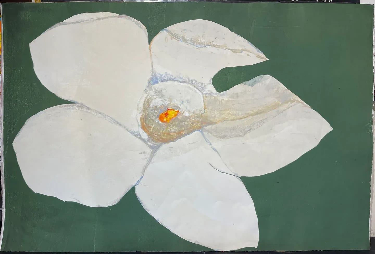 Magnolia Flower Monotype