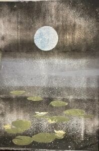 Moonlight on the Water Monotype