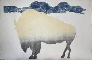 White Buffalo Monotype