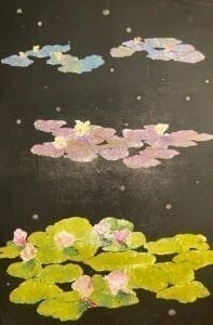Flowering Lily Pads Monotype