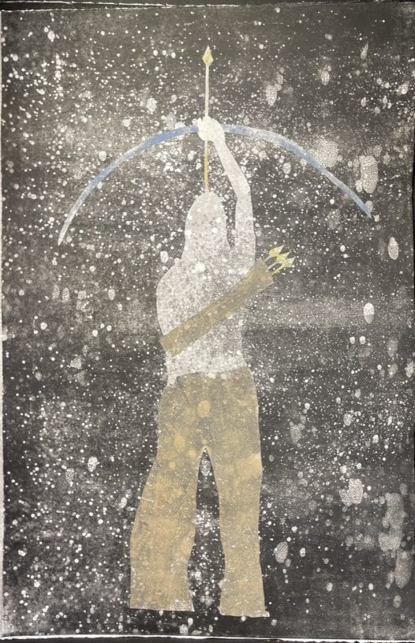 Shooting For The Moon Monotype is available for sale