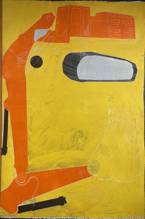 Excavator is an abstract art created by Nick Woodall