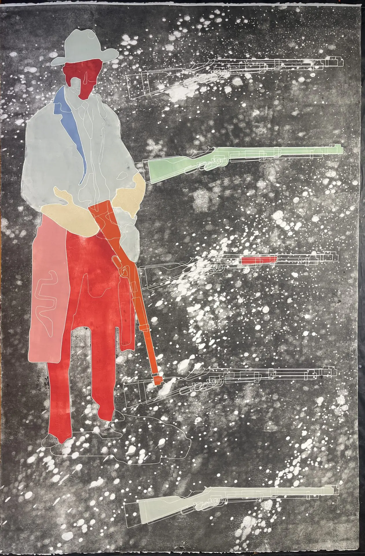 Redlegs Rifleman Monotype created by Nick Woodall