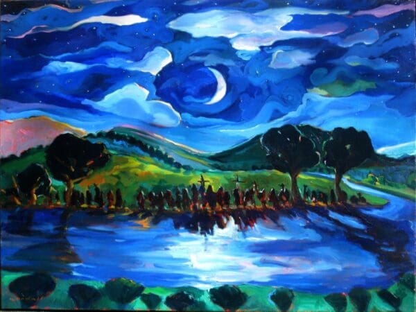 Penitentes by The Rio Oil Painting available for sale