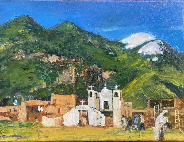 Taos Mountain Chapel       Oil          12x16"