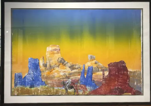 "Rainbow Mesa Rider"   Monotype 1/1   4000.00