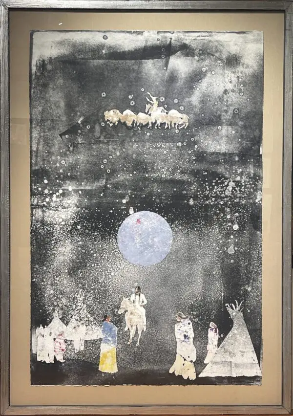 Generations Buffalo Clan    Framed Monotype    3800.00
