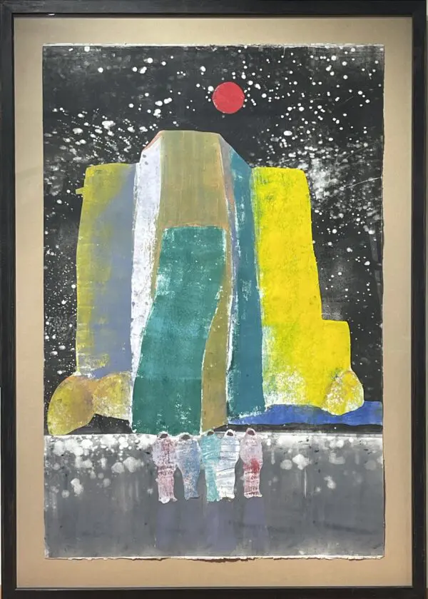 Ranchos Shadows   Monotype 1/1   56"x40"
