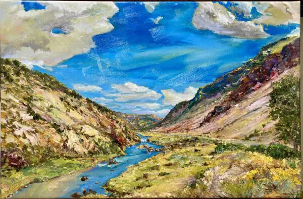 Taos Canyon Rio Grande    A/P Giclee    21x32"